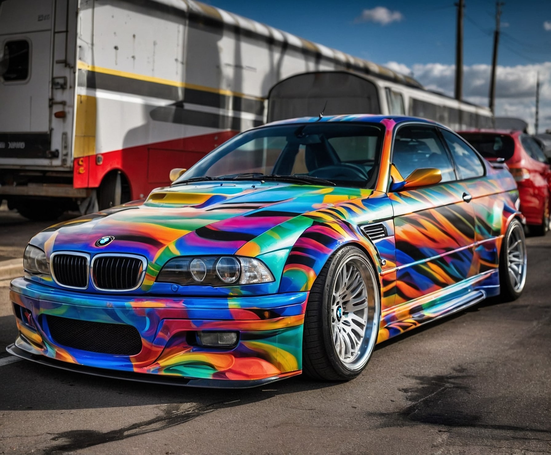 Carro de carreras con diseño personalizado