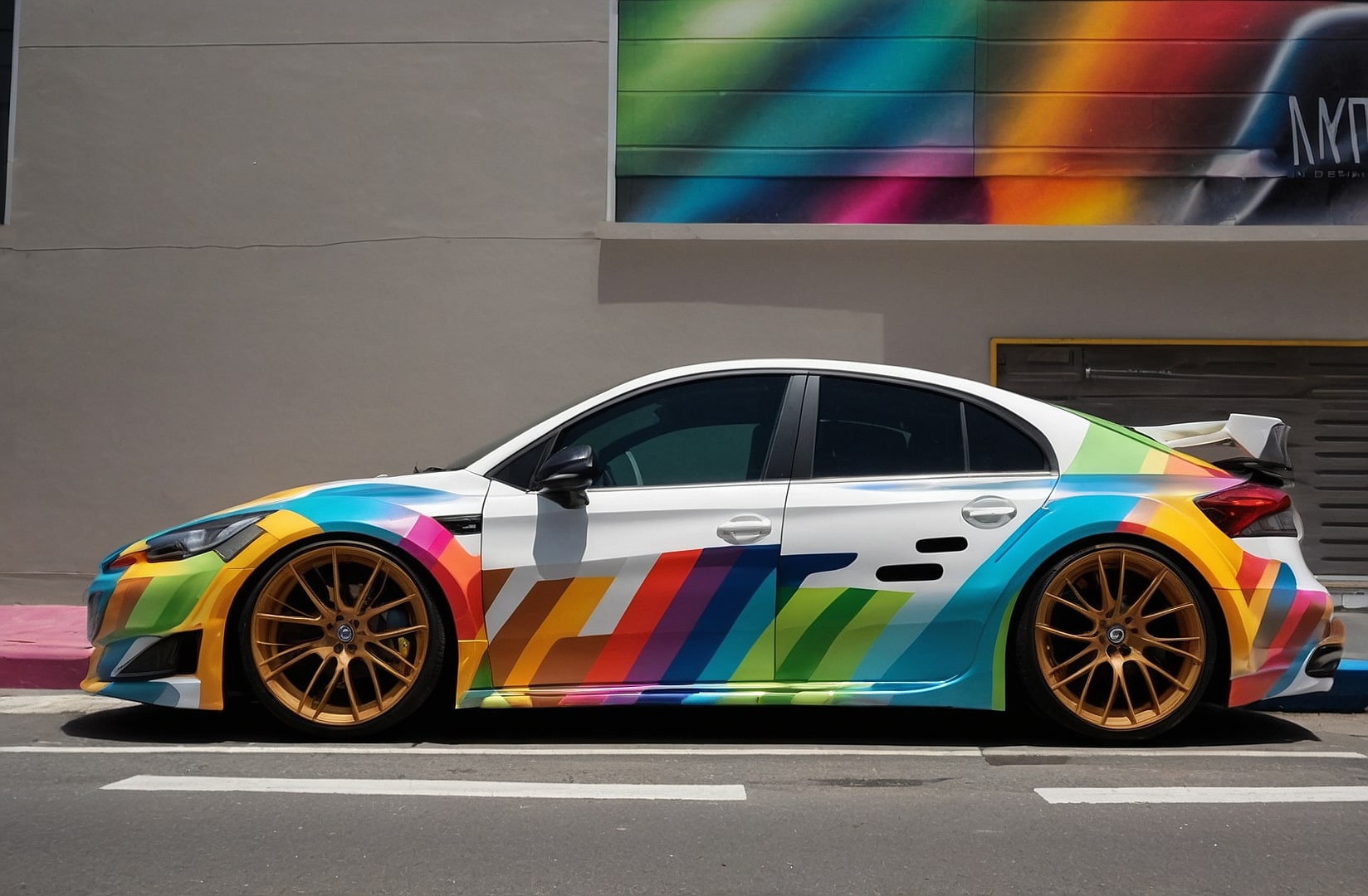 Coche único con diseño personalizado