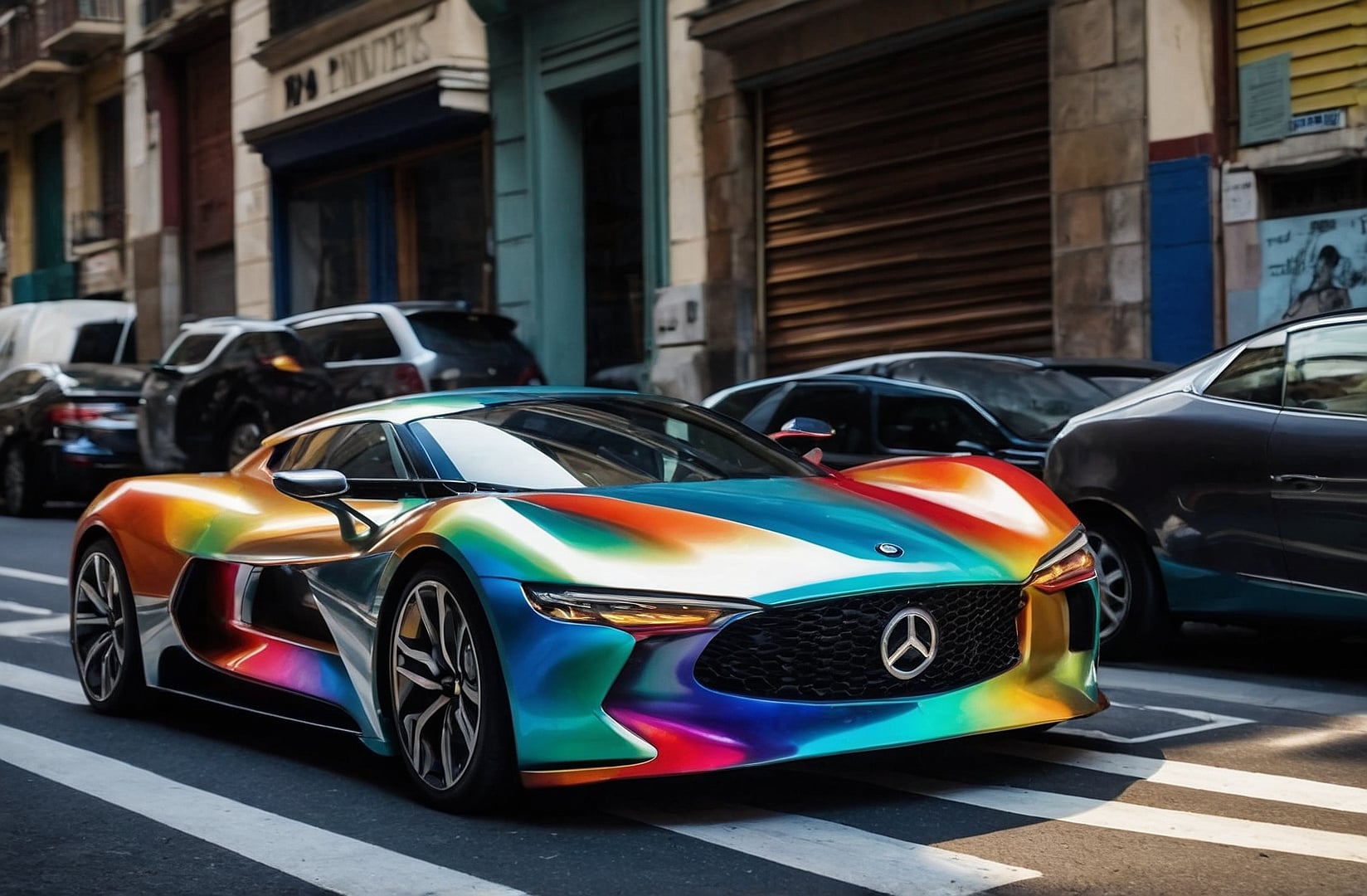 Auto modificado con calidad